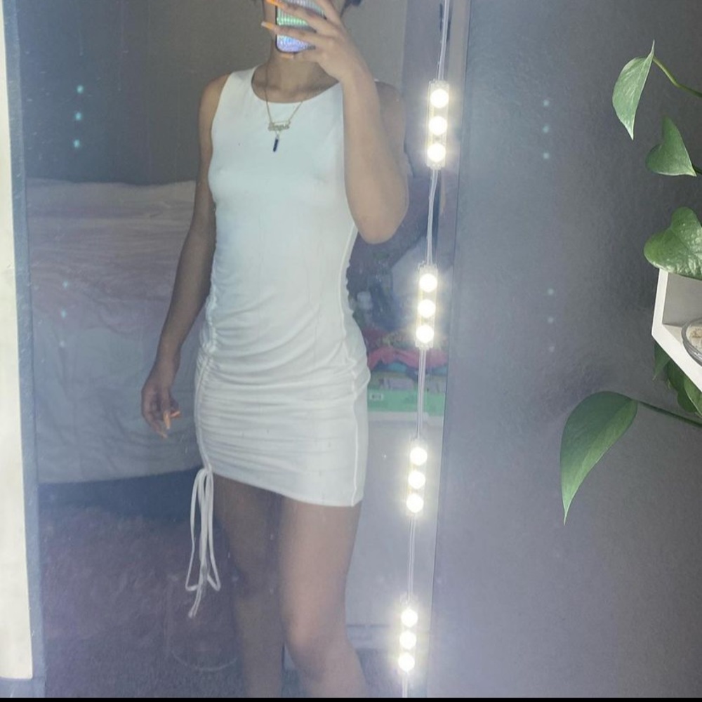 white dress
